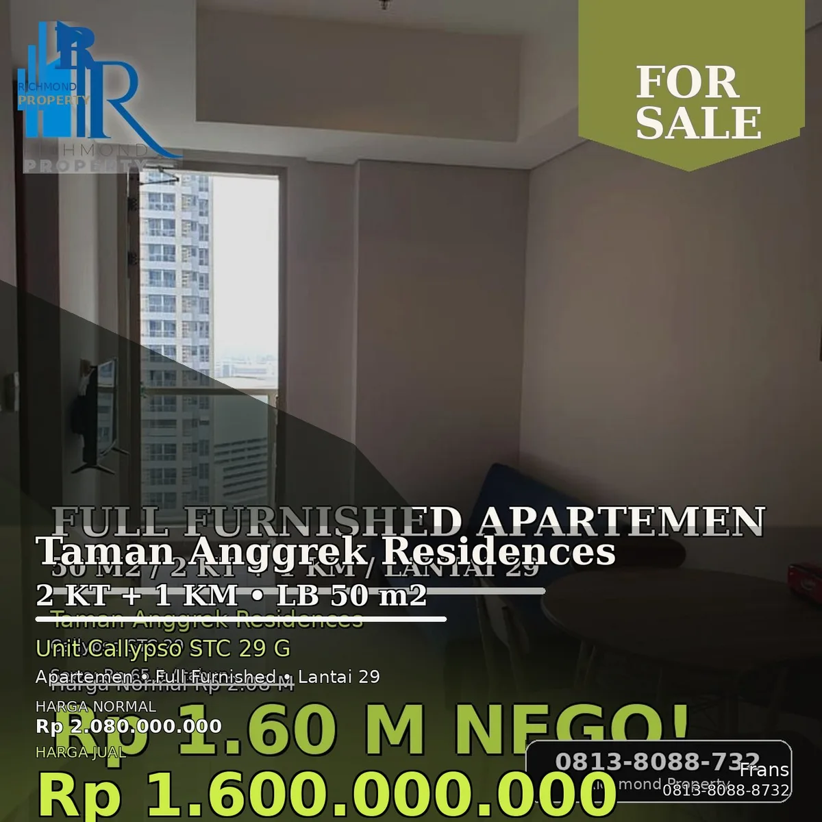 Unit STC-29 Taman Anggrek Residences