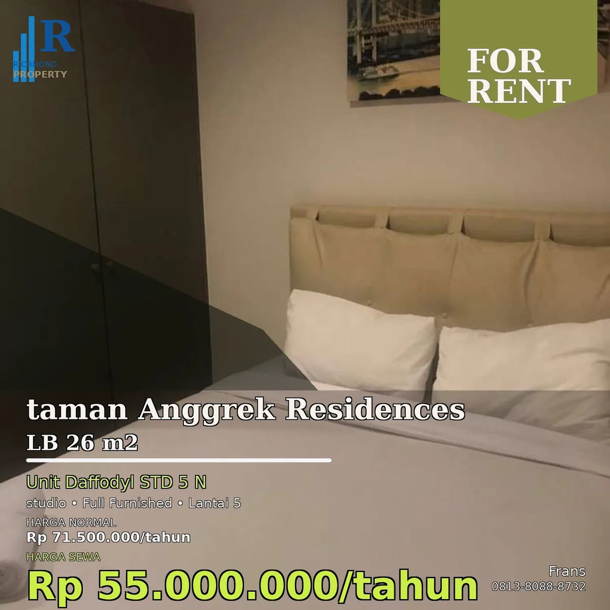 Unit STD-5 Taman Anggrek Residences